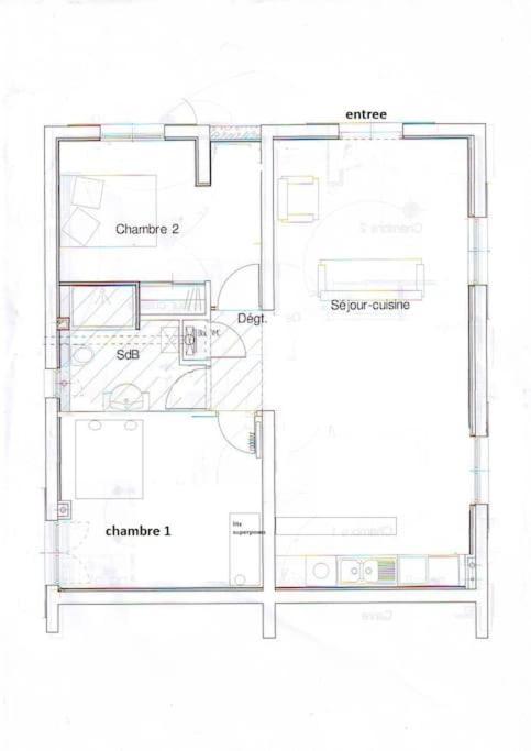 Appart Dans Maison 2 Km De La Plage 卢贝新城 外观 照片
